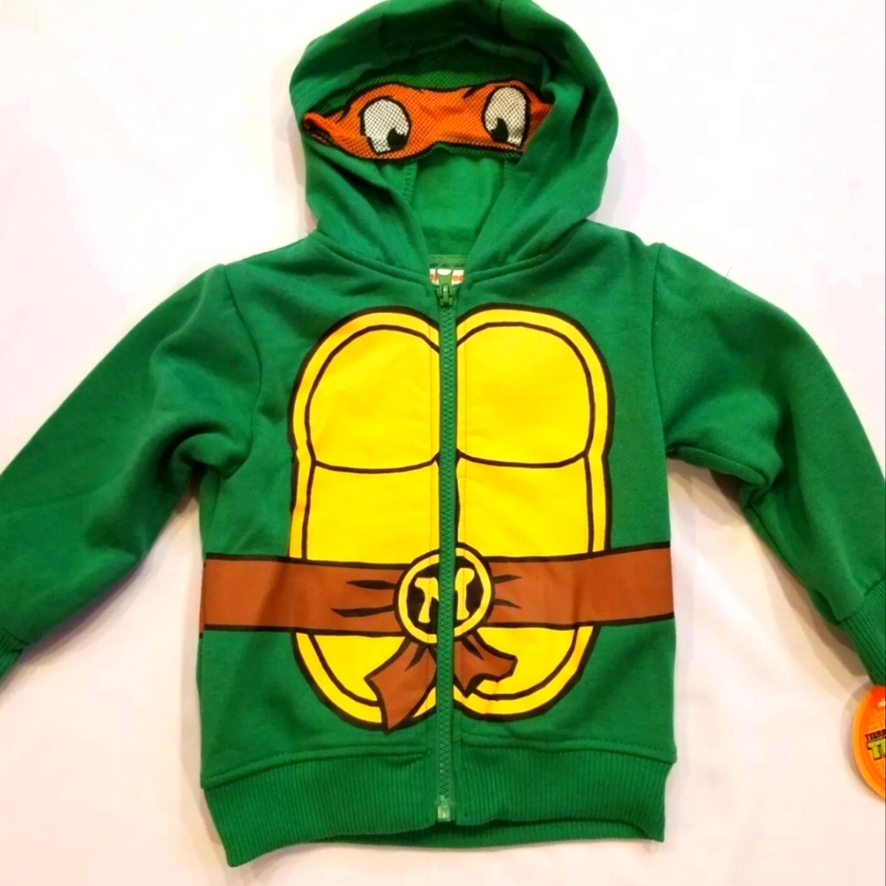 TEENAGE MUTANT NINJA TURTLES Hoodie Costume Coat Jacket Size 2T NWT